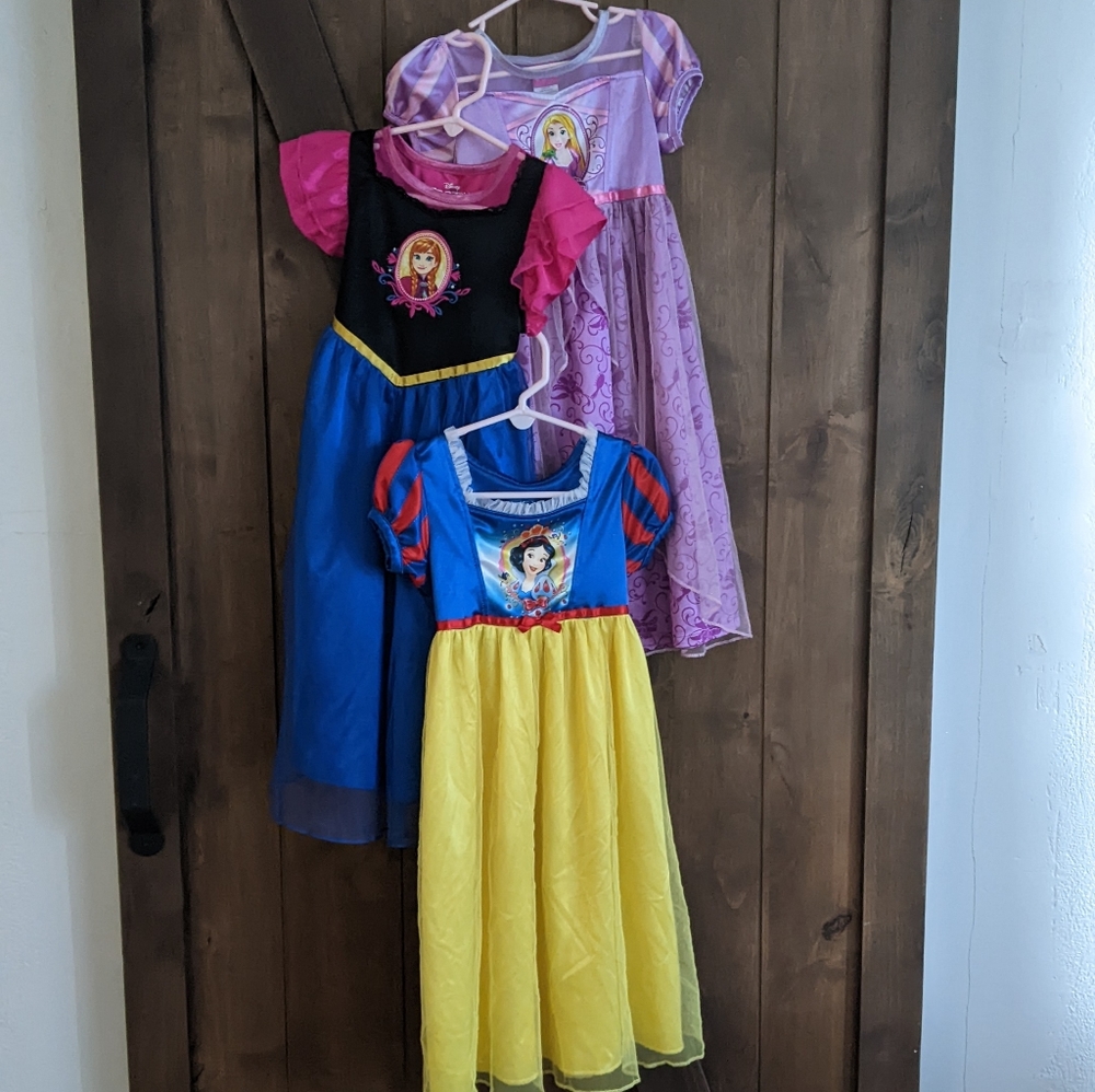 Set of 3 Princess Nightgowns